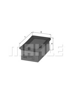 Filtr powietrza Mahle Original LX820 cena, od 16,22 USD