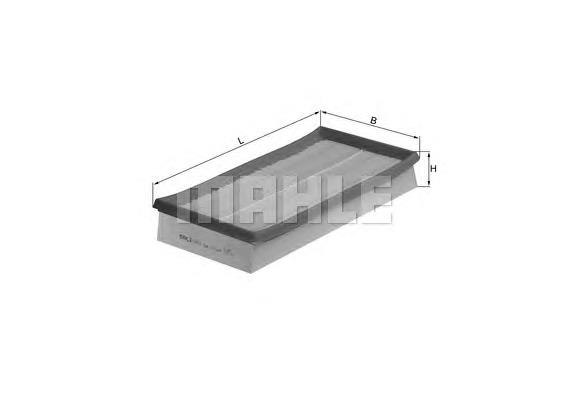 LX692 Mahle Original Filtr powietrza