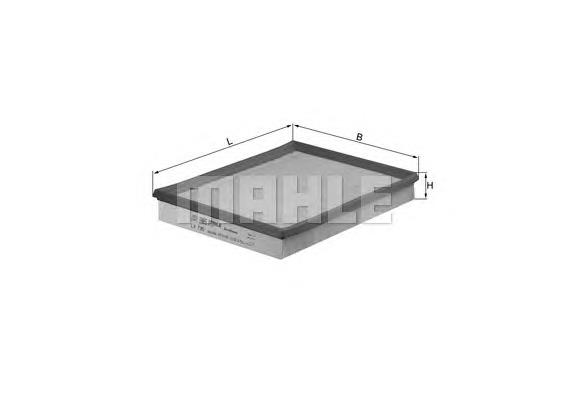 Filtr powietrza Mahle Original LX735 cena, od 8,04 USD