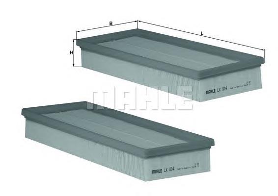 Filtr powietrza Mahle Original LX804S cena, od 12,35 USD