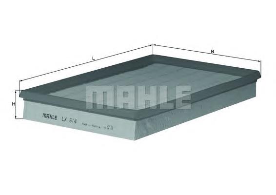 LX614 Mahle Original Filtr powietrza