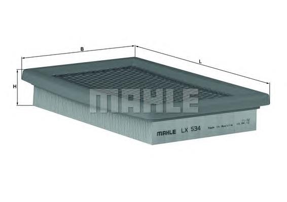 LX534 Mahle Original Filtr powietrza