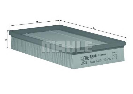 LX623 Mahle Original Filtr powietrza