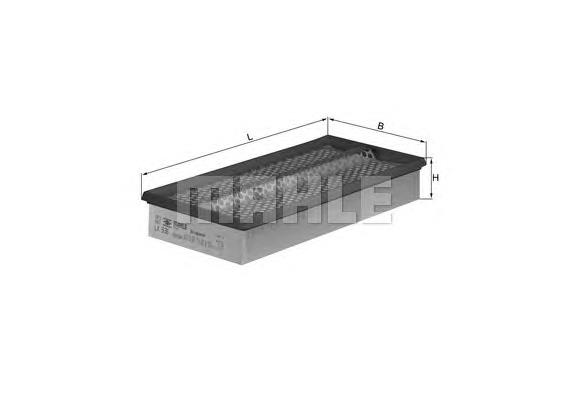 Filtr powietrza Mahle Original LX536 cena, od 14,81 USD