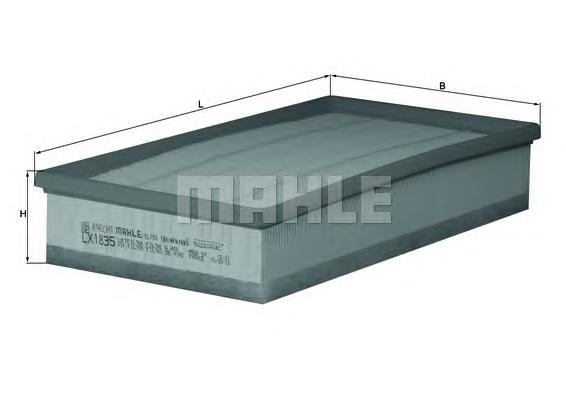 Filtr powietrza Mahle Original LX1835 cena, od 8,91 USD