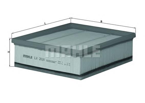 Filtr powietrza Mahle Original LX2031 cena, od 16,05 USD
