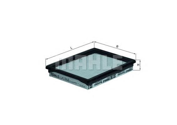 Do koszyka LX1268 Mahle Original Filtr powietrza