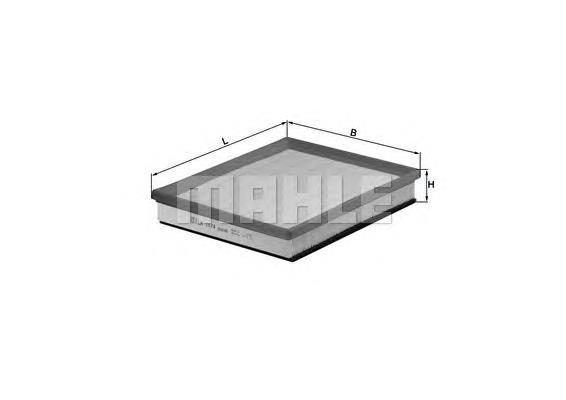 LX1474 Mahle Original filtr powietrza