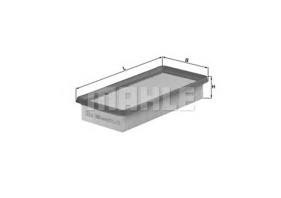 Filtr powietrza Mahle Original LX1465 cena, od 7,97 USD