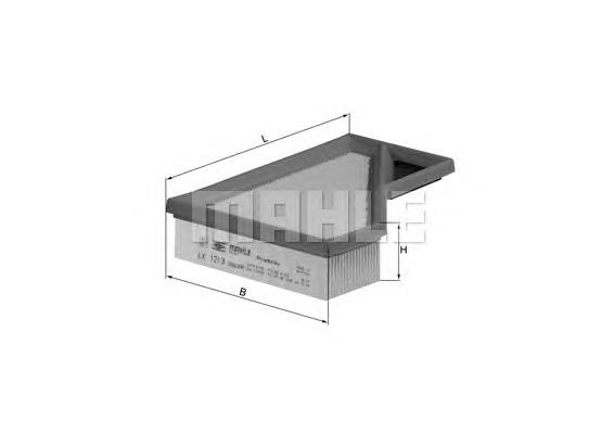 LX1213 Mahle Original Filtr powietrza