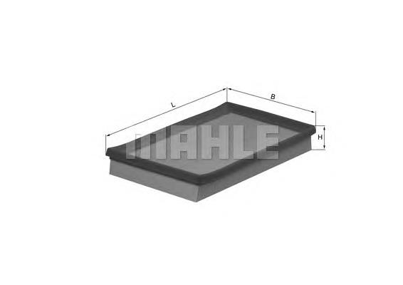 Filtr powietrza Mahle Original LX1633 cena, od 8,11 USD