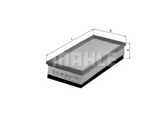 Filtr powietrza Mahle Original LX1610 cena, od 8,40 USD
