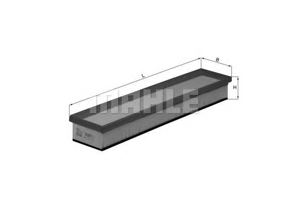 LX1604 Mahle Original Filtr powietrza