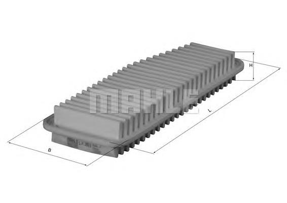 LX1611 Mahle Original Filtr powietrza