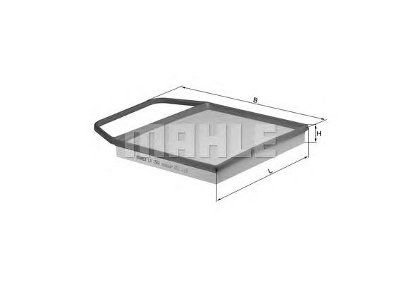 Filtr powietrza Mahle Original LX1564 cena, od 14,72 USD