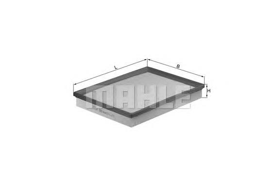 Filtr powietrza Mahle Original LX1503 cena, od 11,48 USD