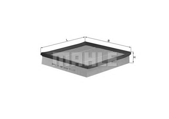 Filtr powietrza Mahle Original LX1586 cena, od 9,81 USD
