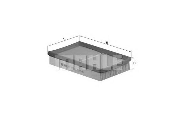 LX1575 Mahle Original filtr powietrza