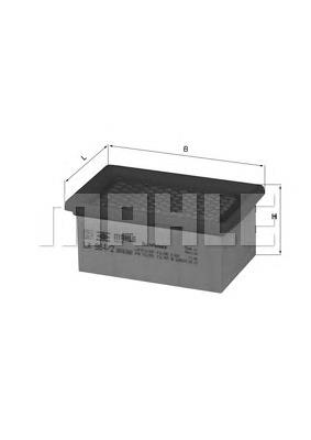 Filtr powietrza LX9842 Mahle Original