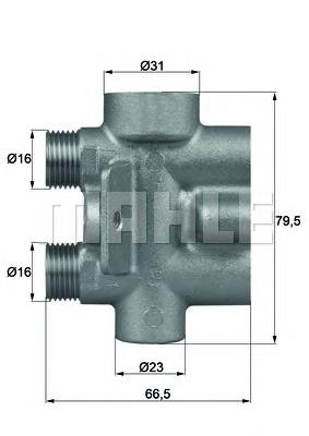 Termostat chłodzenia oleju automatycznej skrzyni biegów TO975 Mahle Original