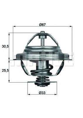 Termostat Mahle Original TX2780D cena, od 16,19 USD