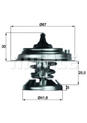 TX2975D Mahle Original termostat