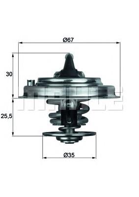 TX3071D Mahle Original termostat