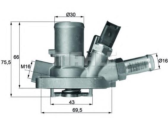 Do koszyka 55208964 Fiat/Alfa/Lancia Termostat