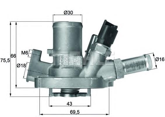 Termostat TI15180 Mahle Original