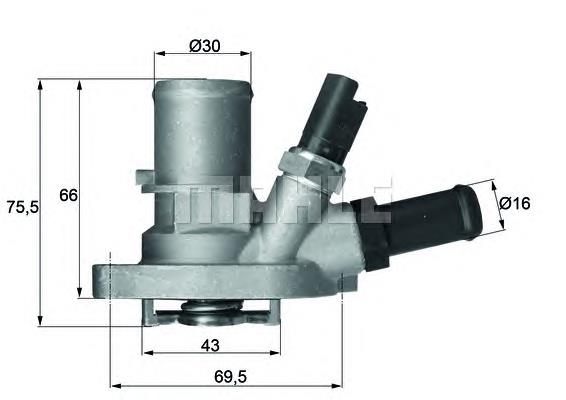 Obudowa termostatu Denso DTM88741