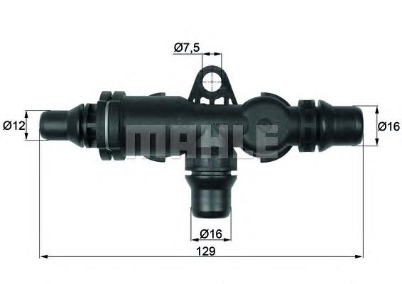 Termostat chłodzenia oleju automatycznej skrzyni biegów do BMW X5 (E53)