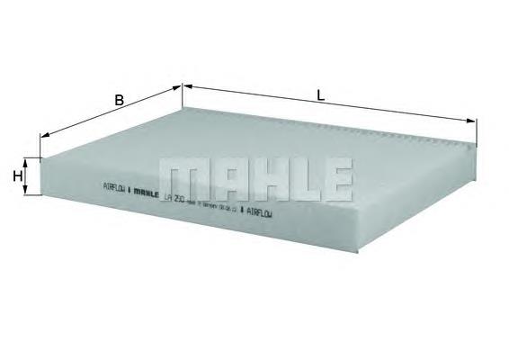 Filtr kabiny Mahle Original LA290 cena, od 9,13 USD