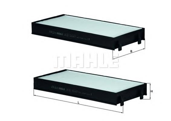 Filtr kabiny Mahle Original LA221S cena, od 18,16 USD