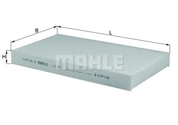 Filtr kabiny Mahle Original LA56 cena, od 7,83 USD