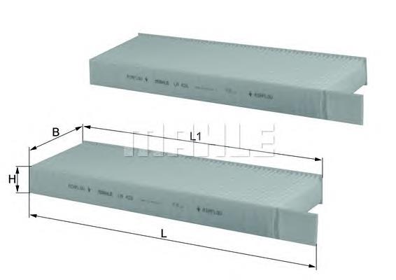 LA428S Mahle Original filtr kabiny