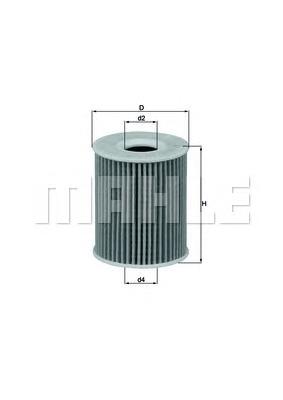Filtr oleju Mahle Original OX422D cena, od 8,47 USD