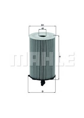 Filtr oleju OX417D Mahle Original