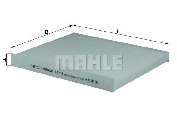 Filtr kabiny Mahle Original LA813 cena, od 11,54 USD