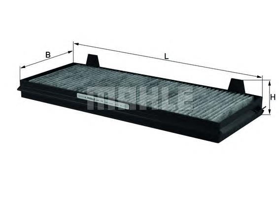 Do koszyka LAK196 Mahle Original Filtr kabiny