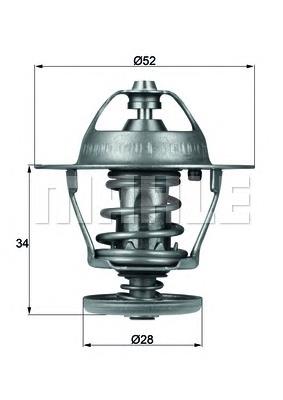 TX 68 88D Mahle Original termostat