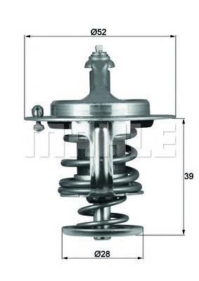 Termostat Mahle Original TX7182D cena, od 14,98 USD
