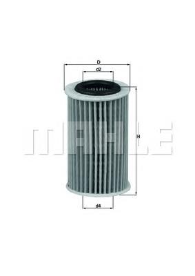 OX209D Mahle Original Filtr oleju