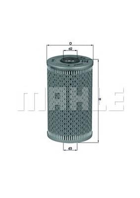 OX96D Mahle Original Filtr oleju
