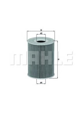 Do koszyka OX380D Mahle Original Filtr oleju