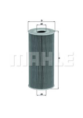 Filtr oleju OX366D Mahle Original