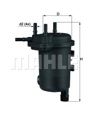 Filtr paliwa Mahle Original KL633D cena, od 29,60 USD