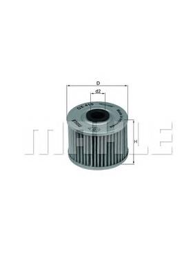 OX410 Mahle Original Filtr oleju