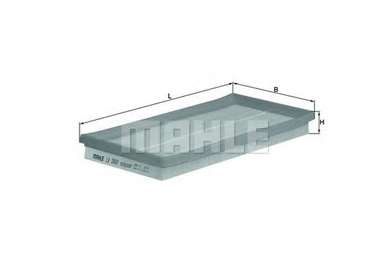 LX2087 Mahle Original Filtr powietrza