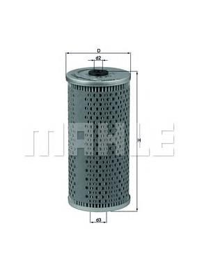 Do koszyka OX92D Mahle Original Filtr oleju