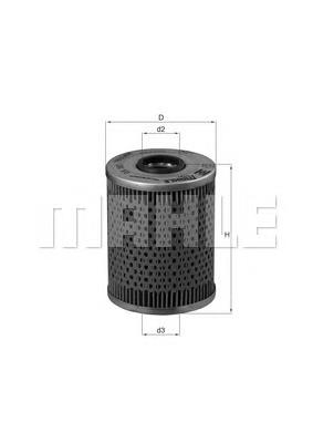 Do koszyka OX187D Mahle Original Filtr oleju